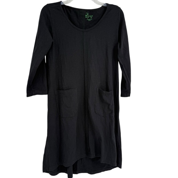 kate quinn Dresses & Skirts - Kate Quinn Little Liam Black Dress Women's Size XS Organic Cotton Pockets